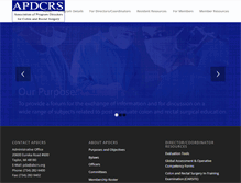 Tablet Screenshot of apdcrs.org